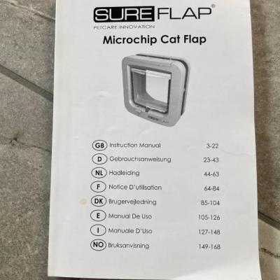 Katzenklappe  SUREFLAP mit Mikrochip - thumb