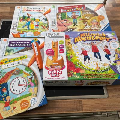 Tip Toi Spiele und Bücher inklusive Tip Toi Stift - thumb