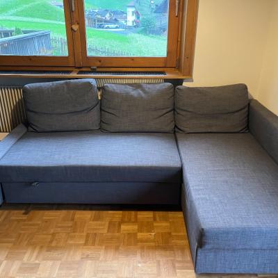 Ikea Grau Ecksofa und Schlafcouch - thumb