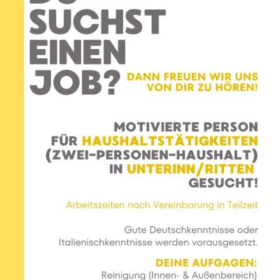 Haushaltshilfe für Zwei-Personen-Haushalt in Unterinn/Ritten gesucht - thumb