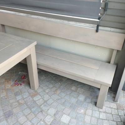 Gartentisch mit zwei Sitzbänken - thumb