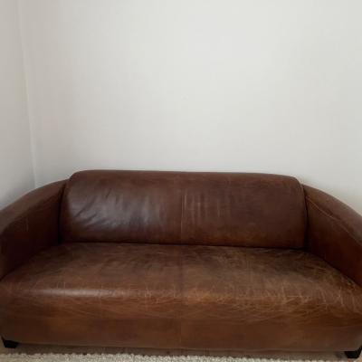 Leder Sofa (Kunstleder) - thumb