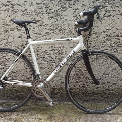 Vendo bici da corsa in alluminio e forcella in carbonio - thumb