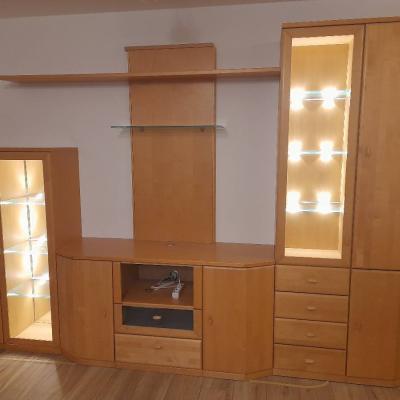 Wohnwand / Wohnzimmerschrank mit integriertem Licht - thumb
