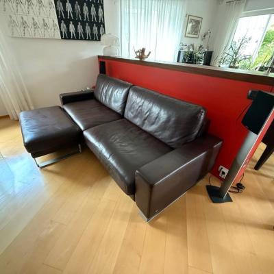 Luxus Designer-Couch von Rolf Benz in Echtleder – Gebraucht! - thumb