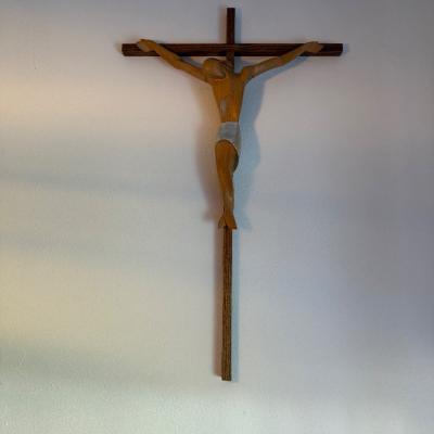 KRUZIFIX aus Holz (handgefertigt) - thumb