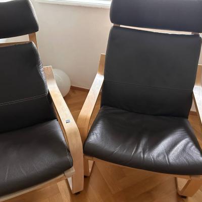 Sessel POÄNG Leder - thumb