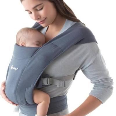 Ergobaby Embrace Babytrage für Neugeborene 3-11 kg, Oxford Blue - thumb