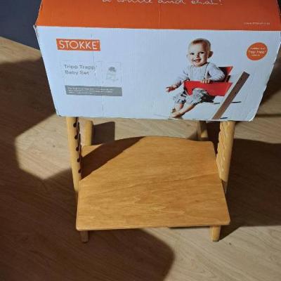 Stokkestuhl mit Babyset (trip trap) - thumb