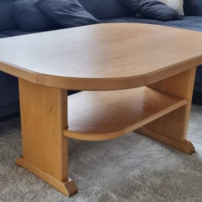 Wohnzimmer Couchtisch Holz Eiche - thumb
