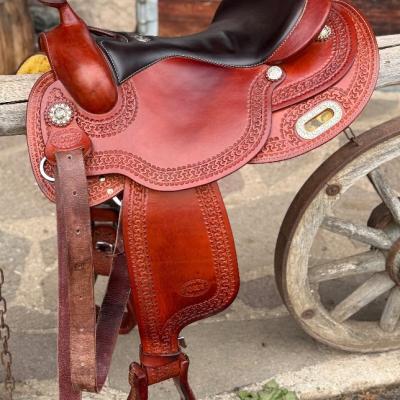 Pools Westernsattel Gr.SQ, 15,5 Zoll - thumb