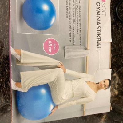 Fitness Gymnastikball  NEU - thumb