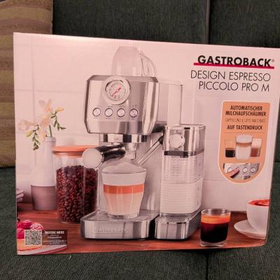 Espresso Kaffeemaschine  mit Milchschäumer (Gastroback) - thumb