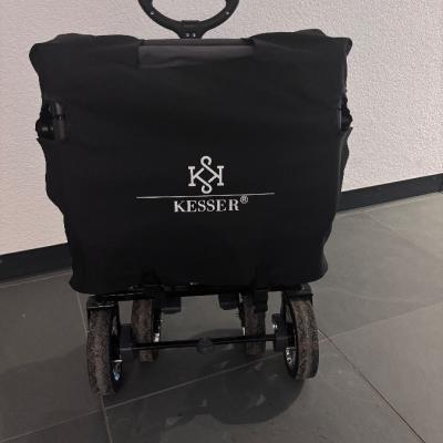 Bollerwagen Kesser mit Überdachung - thumb