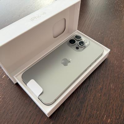 iPhone 15 Pro Max 256 GB Titan Natur - NEU - thumb