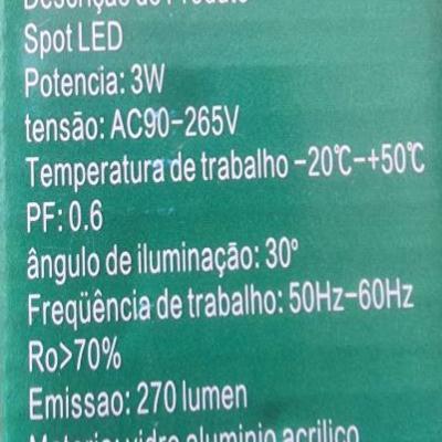 10x led spots Lampen 230v 3w - thumb
