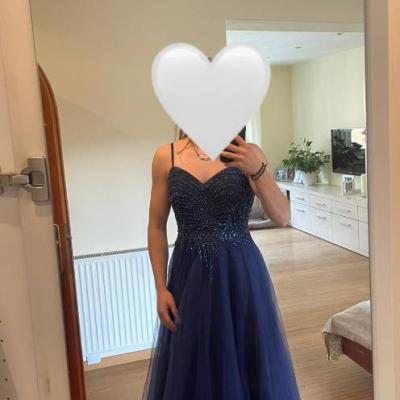 Ballkleid blau - thumb