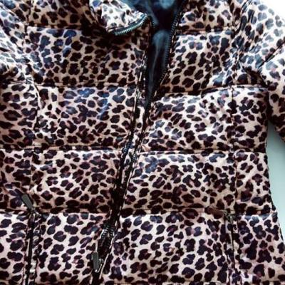 Warme Jacke Leopard Optik - Mädchen - thumb