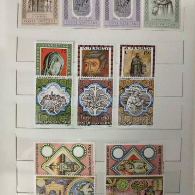 Briefmarken UNGESTEMPELT Italien/Vatikan Lire + Euro - thumb