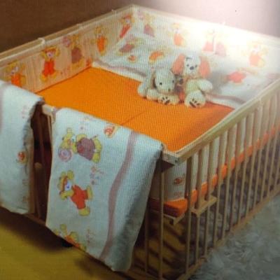 Zwillingsbett aus Holz - thumb