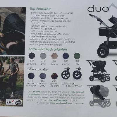 Zwillingskinderwagen zu verkaufen - thumb