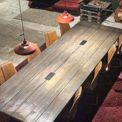 Holztisch massiv Fichte lasiert - thumb