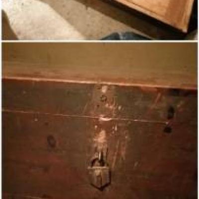 Alte Holz Truhe - thumb