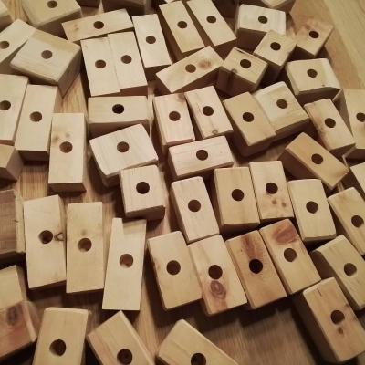 Kerzenhalter ivon alter Zirbe - thumb