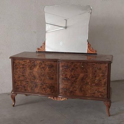 Antikes Möbel mit Spiegel - thumb