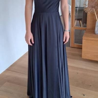 Ballkleid dunkelblau Größe 36 - thumb