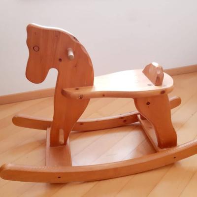 Vollholz Schaukelpferd - thumb