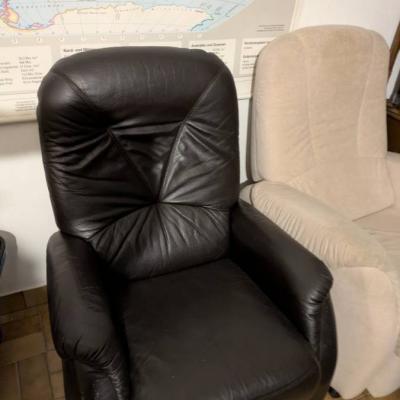 Gemütlicher Fernsehsessel Leder - thumb