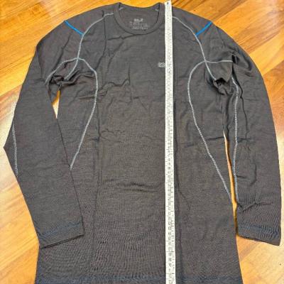 Funktionsshirt NEU Jack Wolfskin Merino-Baseplayer Männer Größe S - thumb