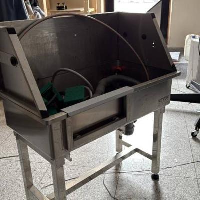 Waschbecken komplett mit Schlauch und Bürste für Heimwerken - thumb