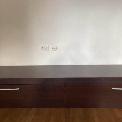 TV-Möbel mit 2 Schubladen - thumb