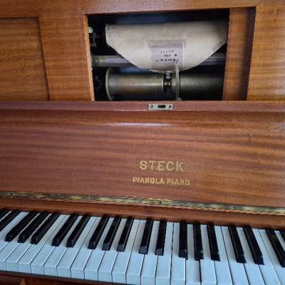 Steck Pianola Piano - thumb