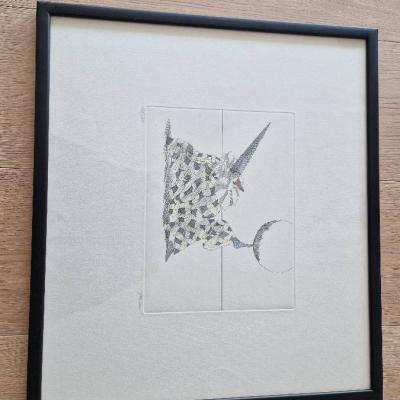 Radierung Paul Flora - thumb