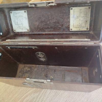 Feldtelefon leeres Bakelitgehaüse - thumb