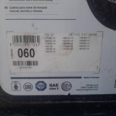 Scheeketten König CB - 12 neuwertig - thumb