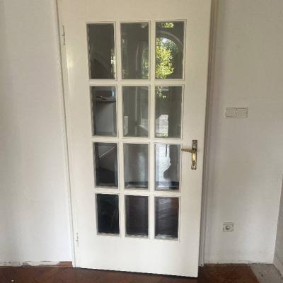 Zimmertür mit Kristallglas 3 Stück - thumb