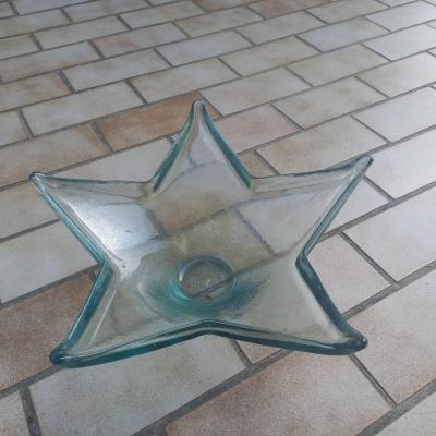 Schöner tiefer Glasstern für Deko - thumb