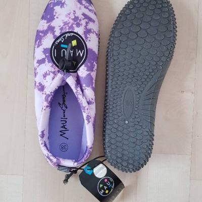 coole Badeschuhe violet lila Größe 38 / 39 NEU! - thumb