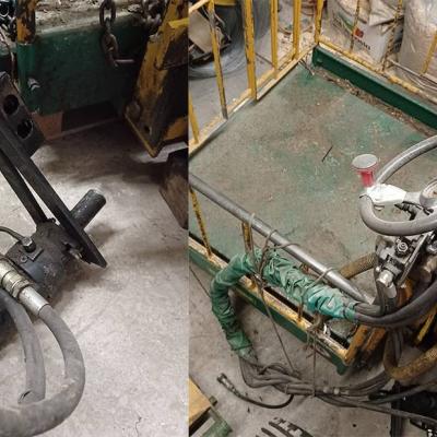 Staplerbühne mit Ölmotor - thumb