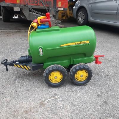 Güllefass/Tankwagen John Deere für Kindertraktor - thumb