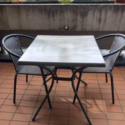 Balkontisch + 2 Stühle - thumb