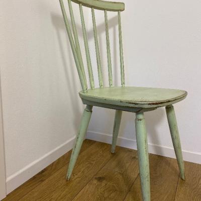 Vintage Stuhl minzgrün zu verkaufen - thumb