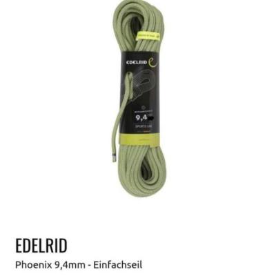 Kletterseil Phoenix 9.4 mm mit Klettertasche - thumb
