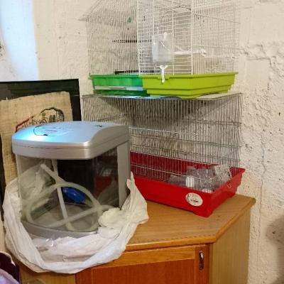 ACQUARIO E GABBIE UCCELLI - thumb