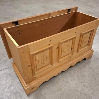 Truhe in Fichte Natur - thumb