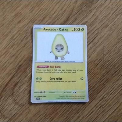 Selbstgemachte Fruitcat Sammelkarte - thumb